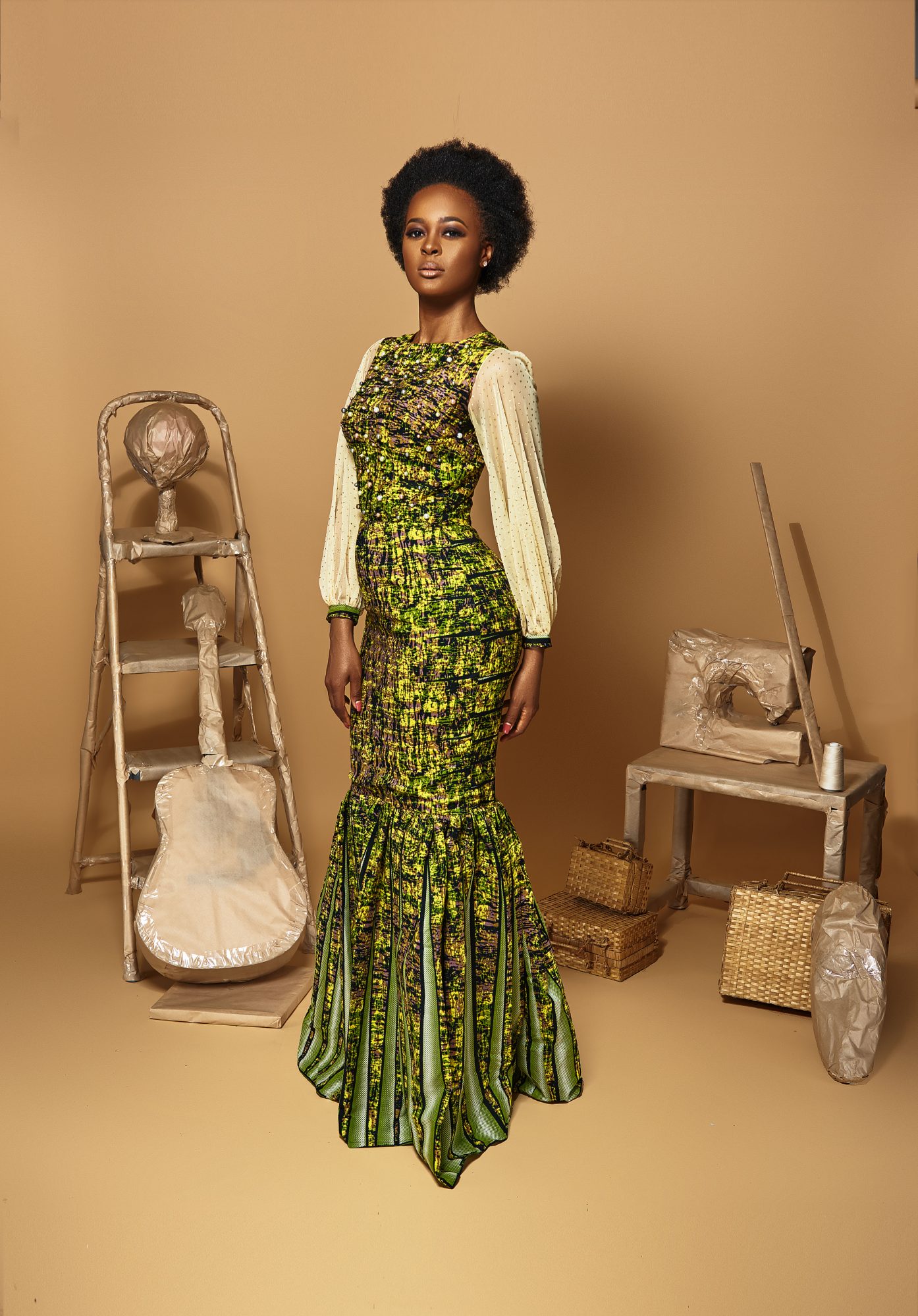 Afor Tumban debuts her personal style in Phoenix #Ankara #Cameroon #Couture #AfricanPrint