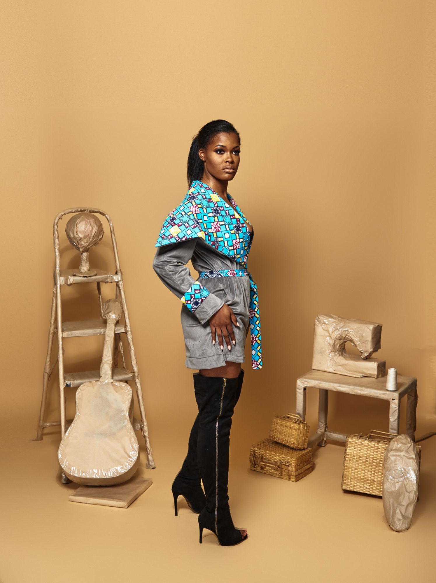 Afor Tumban debuts her personal style in Phoenix #Ankara #Cameroon #Couture #AfricanPrint