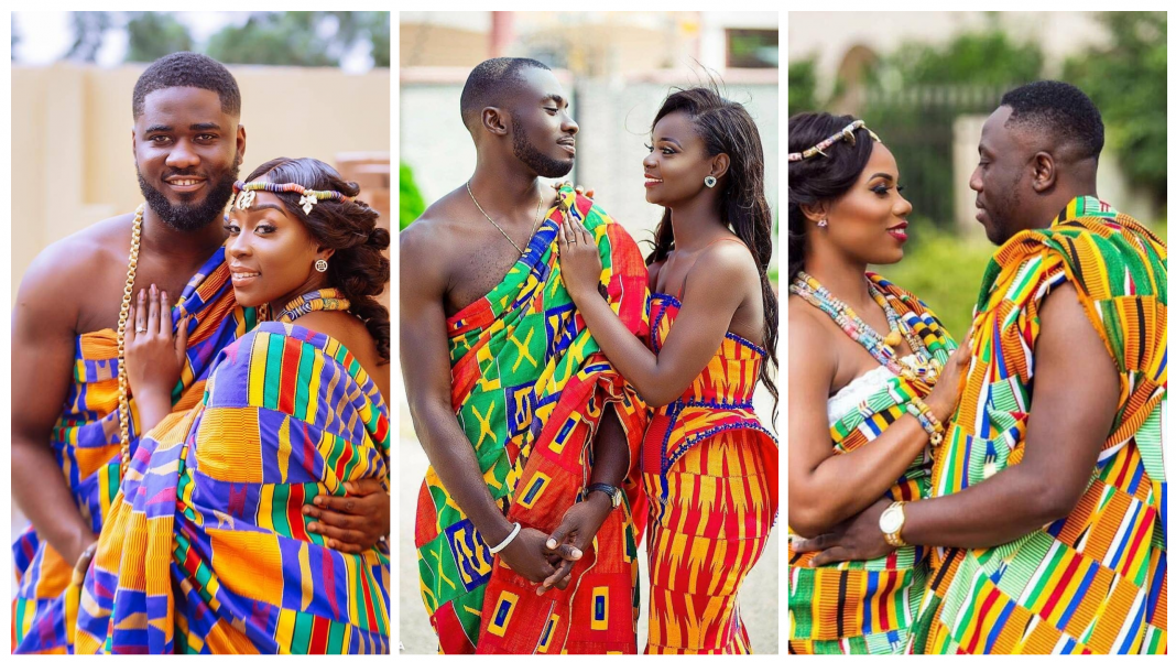 Latest Ghanaian Kente Bridal Styles