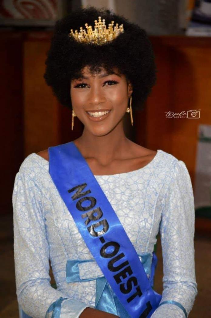 Miss Cameroon Audrey Nabila Monkam